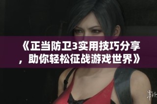 《正当防卫3实用技巧分享，助你轻松征战游戏世界》