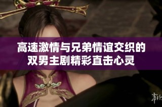 高速激情与兄弟情谊交织的双男主剧精彩直击心灵