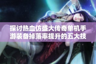 探讨热血仿盛大传奇单机手游装备掉落率提升的五大技巧