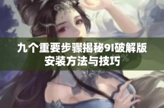 九个重要步骤揭秘9I破解版安装方法与技巧