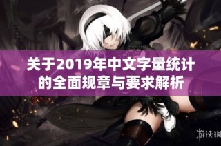 关于2019年中文字量统计的全面规章与要求解析