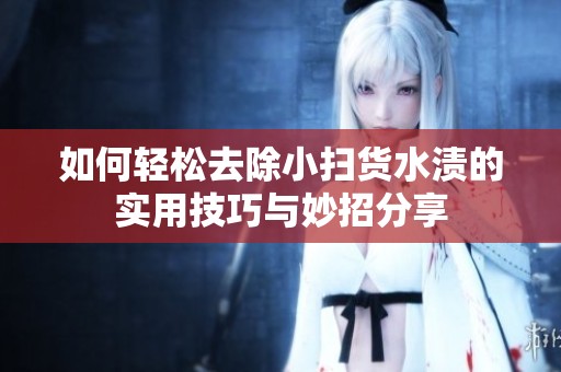 如何轻松去除小扫货水渍的实用技巧与妙招分享