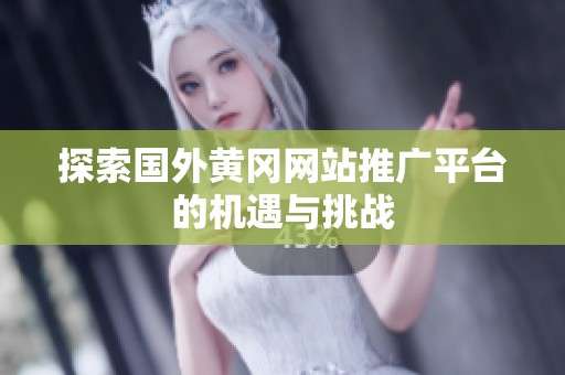 探索国外黄冈网站推广平台的机遇与挑战