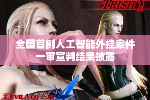 全国首例人工智能外挂案件一审宣判结果披露