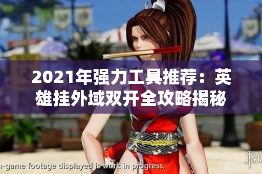 2021年强力工具推荐：英雄挂外域双开全攻略揭秘